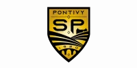 Logo Stade Pontivyen, blason jaune et noir avec sigle SP et date 1935.